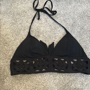 H&M black bikini top